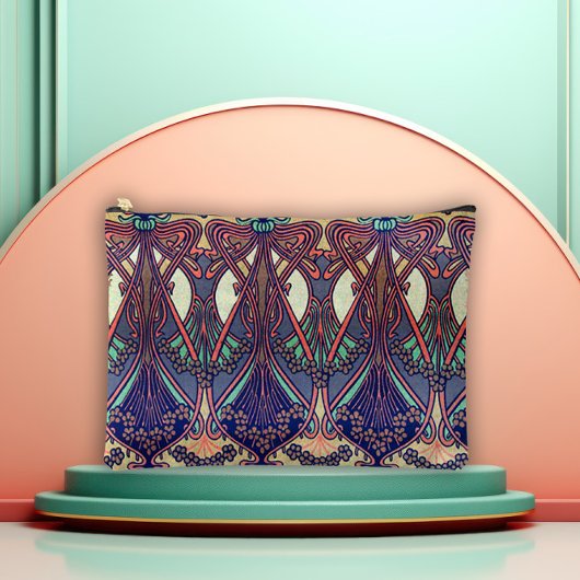 Classic Art Nouveau Floral Zubehörtasche