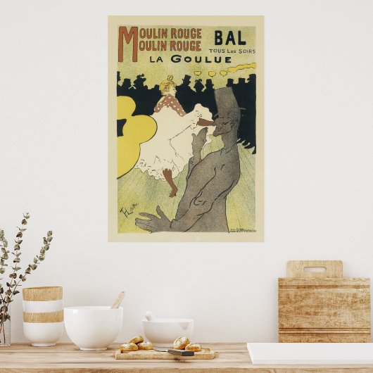 Classic Art Nouveau Posters Poster (Küche)