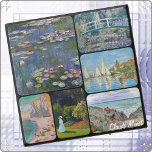 Classic Artist Series - Claude Monet - Glasuntersetzer<br><div class="desc">CLASSIC ARTIST SERIES: Dieser dekorative Untersetzer aus Glas enthält ein Collage-Bild von sechs Kunstwerken von Claude Monet (1840-1926). Maßnahmen 4, 25 Zoll x 4, 25 Zoll. ► ► Der BLACK-Abstand (die Hintergrundfarbe) zwischen den Bildern und den Kanten des Untersetzer kann durch eine beliebige feste Farbe ersetzt werden (Preset oder Farbwähler)....</div>
