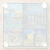 Classic Artist Series - Vincent van Gogh #1 - Glasuntersetzer (Rückseite)