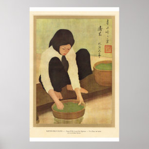 Classic Asian Art Vietnamese Girl Poster