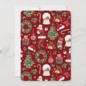 Classic Assorted Presents Christmas Holiday Party Einladung (Rückseite)