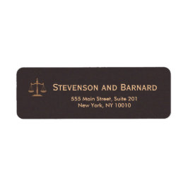 Classic AttorneyReturn Address Labels