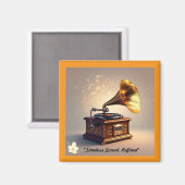 "Classic Audio Elegance" Magnet (Vorderseite/Rückseite)