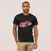 Classic Austin-Healey Abstrakter T - Shirt (Vorne ganz)