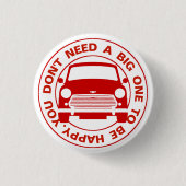 Classic Austin Mini Auto Button (Vorderseite)