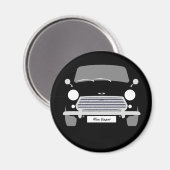 Classic Austin Mini Auto Magnet (Vorderseite/Rückseite)