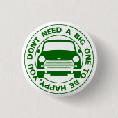 Classic Austin Mini Cooper Auto Button (Vorderseite)