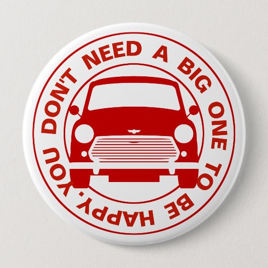 Classic Austin Mini Cooper Auto Button (Vorderseite)