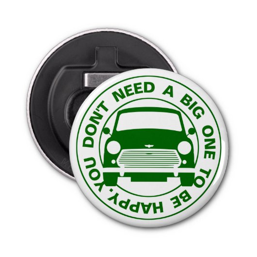 Classic Austin Mini Cooper Auto Flaschenöffner (Vorderseite)