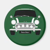 Classic Austin Mini Cooper Auto Magnet (Vorne)