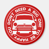 Classic Austin Mini Cooper Auto Magnet (Vorne)