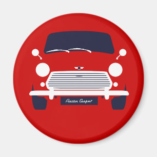 Classic Austin Mini Cooper Auto Magnet