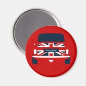 Classic Austin Mini Cooper Auto Magnet (Vorderseite/Rückseite)