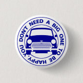 Classic Austin Mini Cooper Button (Vorderseite)