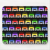 Classic Austin Mini Cooper Rainbow Mouse pad Mousepad (Vorne)
