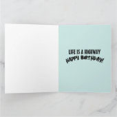 CLASSIC AUTO BIRTHDAY Grußkarte Karte (Innenseite)