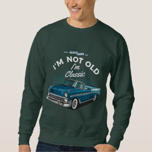 CLASSIC AUTO CHEVY BEL AIR CONVERTIBLE 1956 SWEATSHIRT