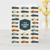 Classic Auto Dads Day Card Karte (Gelbe Blume)