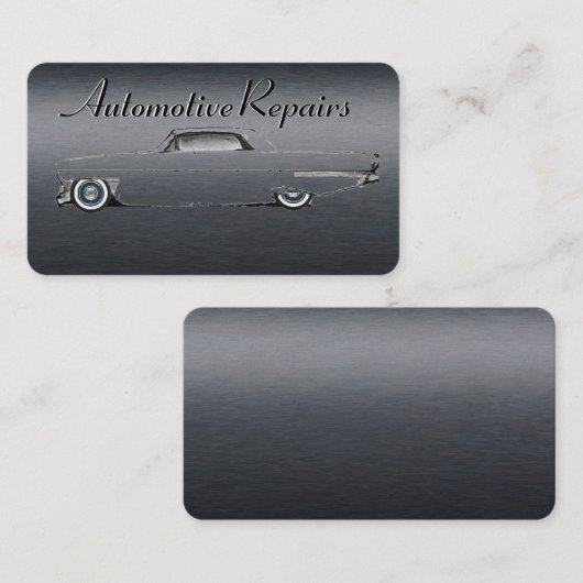 Classic Automotive Business Cards Visitenkarte (Vorne/Hinten)