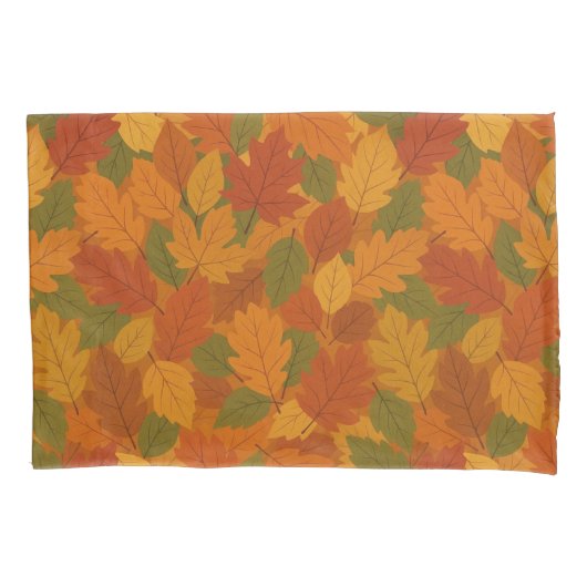 Classic Autumn/fall leaves patterned Kissenbezug (Vorderseite)