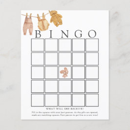 Classic Baby Bingo Game Card