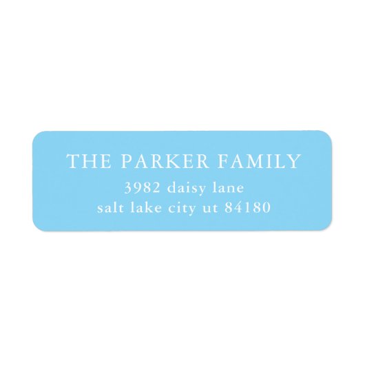 Classic Baby Boy Blue Birth Announcement Envelope (Vorne)