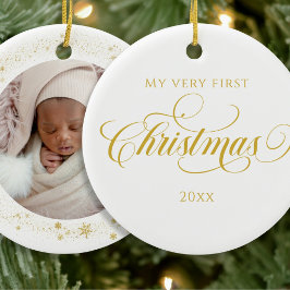 Classic Baby Foto Weihnachtsdekoration Keramik Ornament