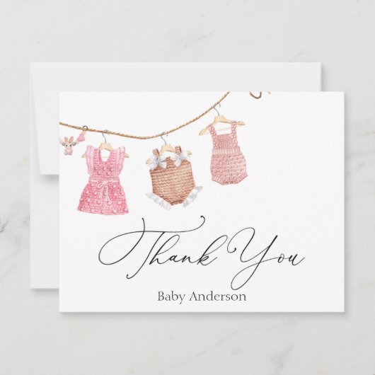 Classic Baby Girl Vielen Dank (Vorderseite)