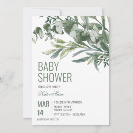 Classic Baby Shower Invite Feiertagskarte