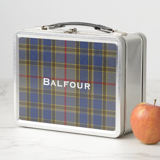 Classic Balfour Tartan Kariert Custom Metall Brotdose (Beispiel)
