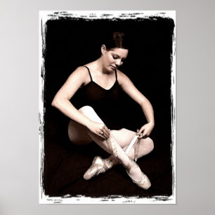 Classic Ballerina Print Poster