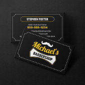 Classic Barbershop Friseursalon Frischholz-Friseur Visitenkarte