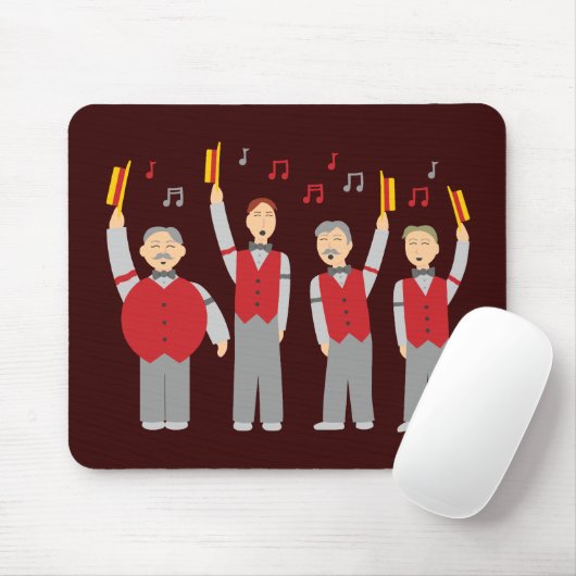 Classic Barbershop Quartett Mousepad (Mit Mouse)