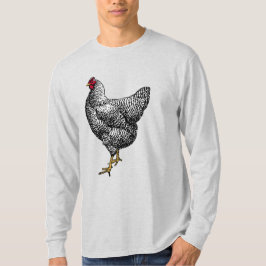 Classic Barred Plymouth Rock Chicken Hen T-Shirt