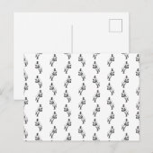 Classic Baseball Spieler CUSTOM HINTERGRUNDFARBE Postkarte (Vorne/Hinten)