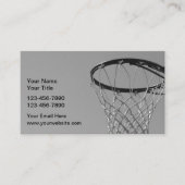 Classic Basketball Coach Business Cards Visitenkarte (Vorderseite)