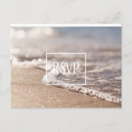 Classic Beach UAWG Wedding Einladungspostkarte