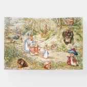 Classic Beatrix Potter Peter, Kaninchen Party Banner (Horizontal)