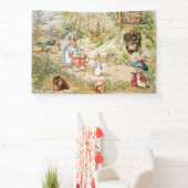 Classic Beatrix Potter Peter, Kaninchen Party Banner (InSitu)