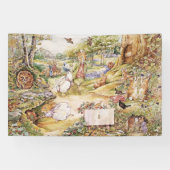 Classic Beatrix Potter Peter, Kaninchen Party Banner (Horizontal)