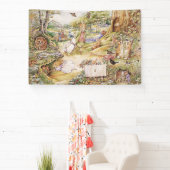 Classic Beatrix Potter Peter, Kaninchen Party Banner (InSitu)