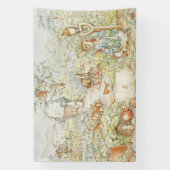 Classic Beatrix Potter Peter, Kaninchen Party Banner (Vertikal)