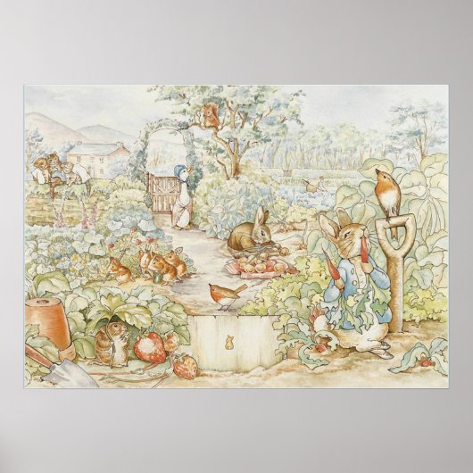 Classic Beatrix Potter Peter und Freunde Poster (Vorne)