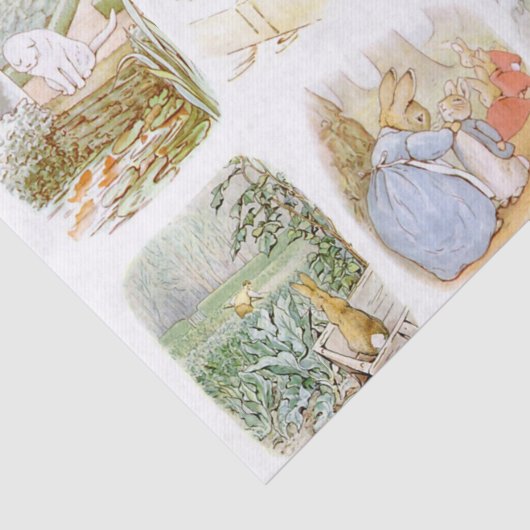 Classic Beatrix Potter Seidenpapier (Detail)