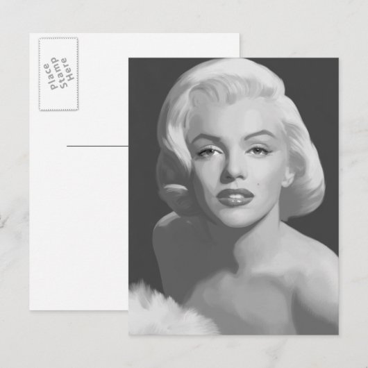 Classic Beauty Postkarte (Vorne/Hinten)