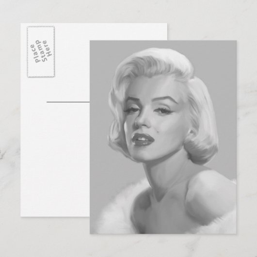 Classic Beauty Postkarte (Vorne/Hinten)