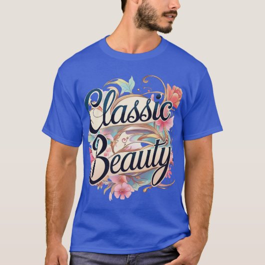 Classic Beauty Vintag Elegante T-Shirt (Vorderseite)