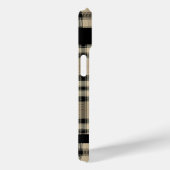 Classic Beige und Black Kariert iPhone / iPad Gehä Case-Mate iPhone Hülle (Rückseite / Rechts)