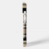Classic Beige und Black Kariert iPhone / iPad Gehä Case-Mate iPhone Hülle (Rückseite / Links)